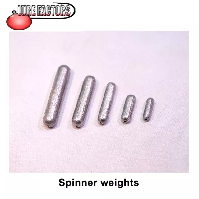 SPINNER LEAD WEIGHTS flying c making parts lure bodies £2.75 - PicClick UK