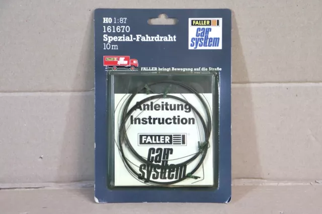 FALLER 161670 1670 CAR SYSTEM HO SCALE SPECIAL GUIDE WIRE SET od