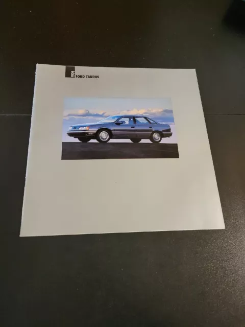 1991 Ford Taurus Dealer Showroom Sales Brochure Catalog Guide Booklet