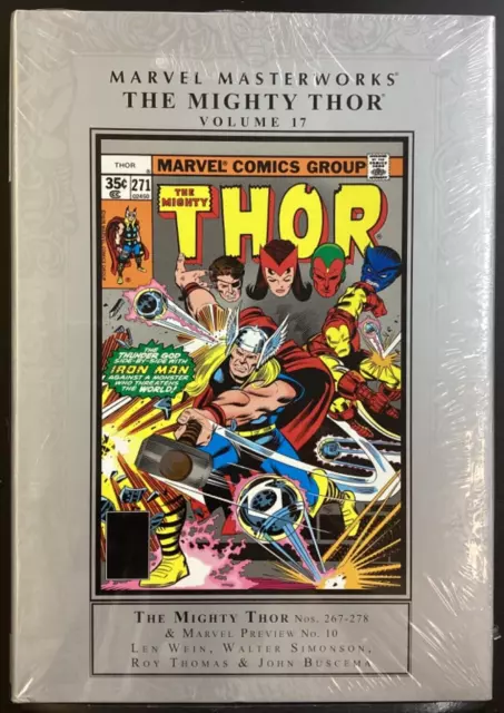 Marvel Masterworks Mighty Thor Vol. 17 Nos. 267-278 Marvel Preview 10 HC - 2018