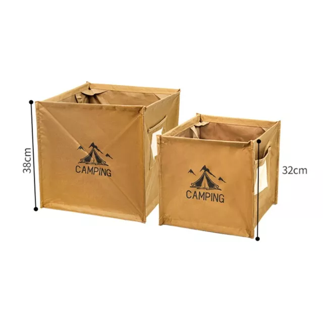 Boîte de rangement extérieure pliable compacte et légère pour déchets de ca