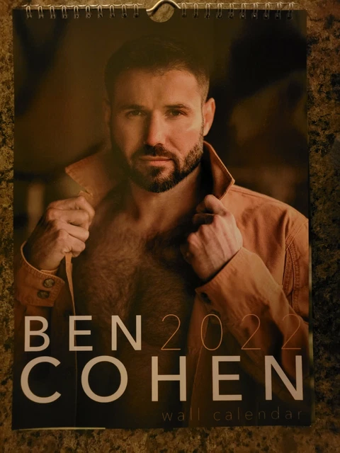 OFFICIAL BEN COHEN 2022 Calendar - Limited Edition NEW (gay rugby hairy
