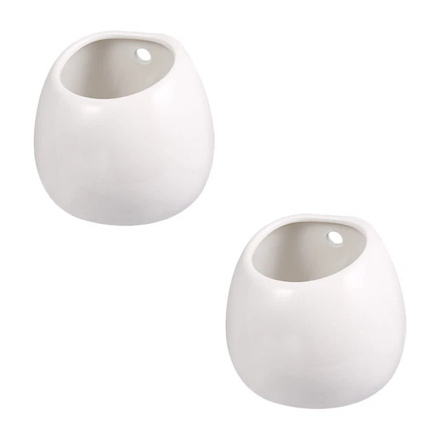 2 Pcs Sukkulenten-Blumentopf Aus Keramik Pflanztopf Sämlingstopf Einmachgläser