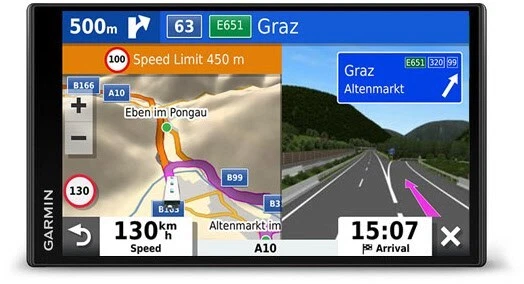 Garmin tragbares Navigationsgerät Camper 780 mit digitalem Verkehrsfunk