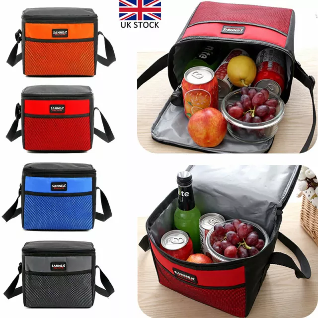 5L Insulated Lunch Box Thermal Cooler Food Storage  Travel Picnic Tote Bag