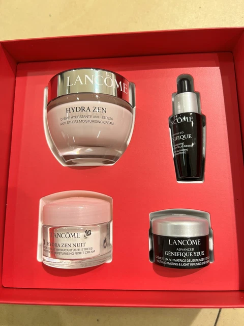 Lancome Paris Hydra Zen Anti-Stress Crème Gesichtscreme Geschenke Set - 4 Stücke