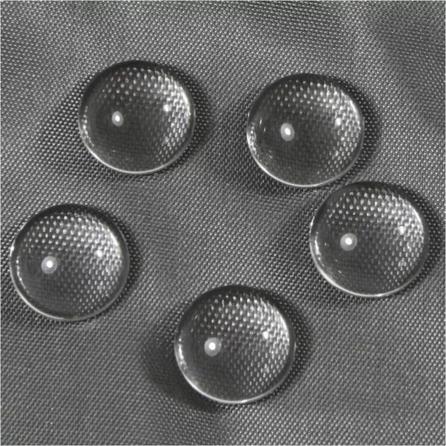 Accessoires création cabochon en verre diamètre 11.5 mm (5 pièces)