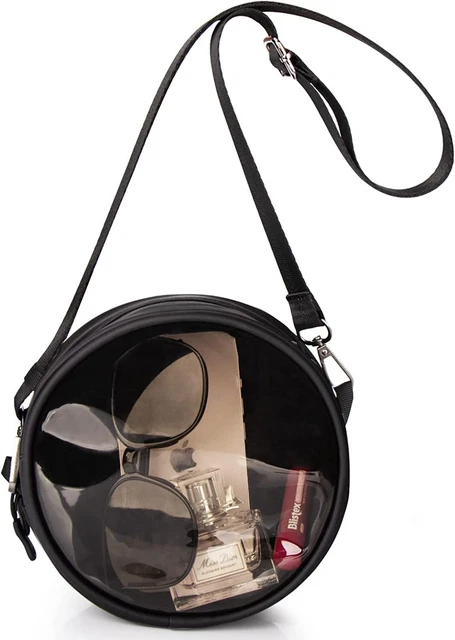 Transparent PVC Handbag Clear Waterproof Crossbody Bag Shoulder Purse Phone