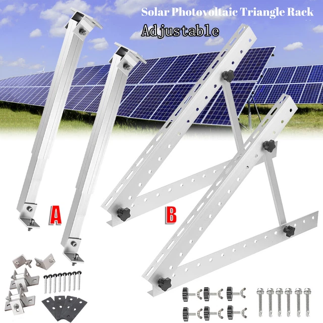 ADJUSTABLE SOLAR PANEL Stand Solar Panel Mounting Brackets RV Tilt