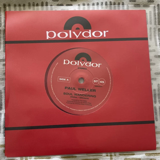 PAUL WELLER - Soul Wandering / Rise Up Singing - 7” Red Vinyl New - RSD ...