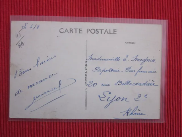 Cpa Written Stamp Sully Sur Loire Les Bords De La Loire La Plage Loiret 45 2