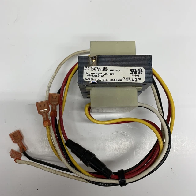 Furnace 24V 40VA Transformer Rheem Ruud 46-22863-02 BE27112001