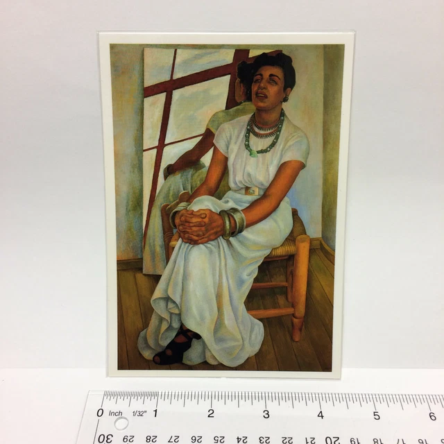 LARGE POSTCARD DIEGO Rivera Portrait of Lupe Marin 1938 Art Print 12.