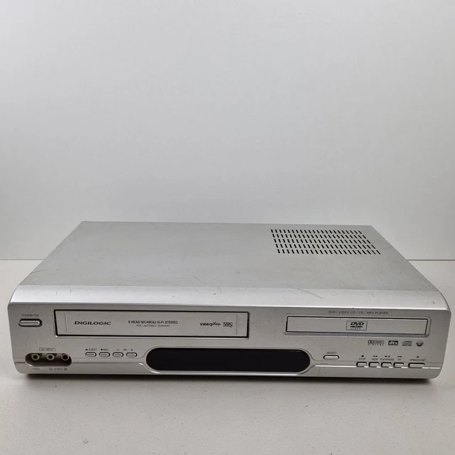 LETTORE DVD/VIDEOREGISTRATORE VHS Combo DVDVCR1 Argento Dual Deck EUR