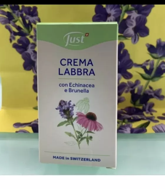 Just, Crema Labbra, 2x10 con Echinacea e Brumelia,  Nuova Formula 2 x 10 ml