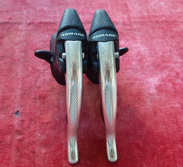 Vélo Vintage Campagnolo Mirage ErgoPower - Levier De Vitesses 8 Vitesses Pour Vélo De Route/touring, Noir - Pièce Rétro Italie
