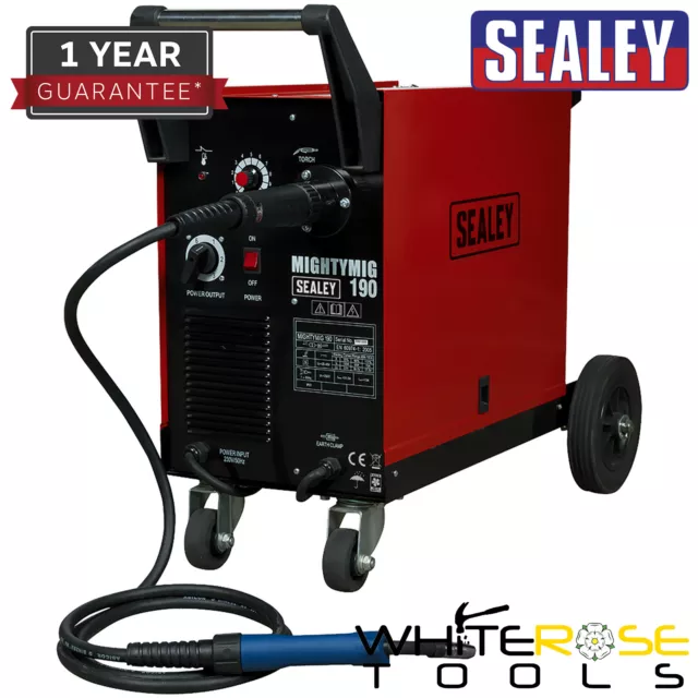 Sealey Professional Gas/No-Gas MIG Welder 190A with Euro Torch