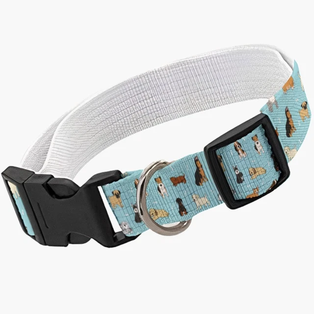 Dogs Pet Collar - Dog Breed Pet Collar - Graphic Pet Collar