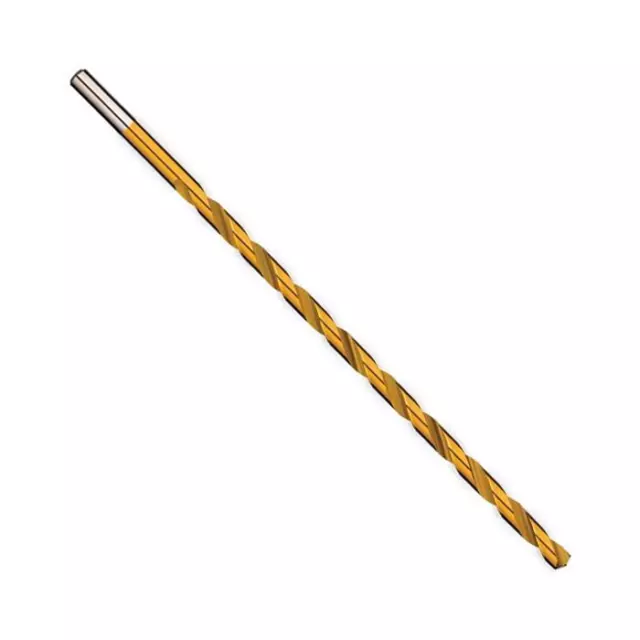 Qty 1 Extra Long Series Drill Bit 11mm x 315mm OAL HSS Titanium Coated Alpha