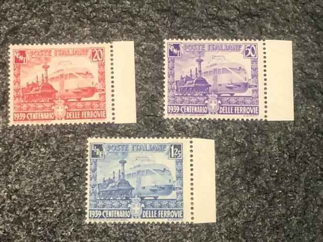 ITALY ITALIA Sassone 449-451 (1939) MNH XF -  CV +30 Euros