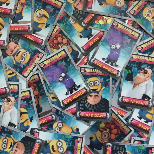 DESPICABLE ME JELLY Lab Minions Arcade Game Collectable Cards (1 - 8