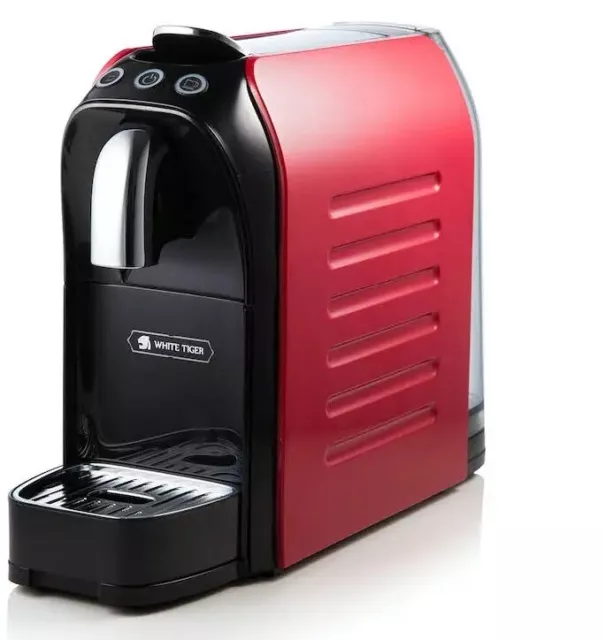 For Espresso Coffee Machine Latte Cappuccino Maker 19-Bar Pressure Pump Red