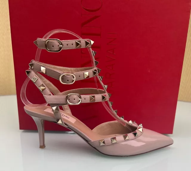 Valentino Garavani Rockstud Ankle Strap Pump  EU  37