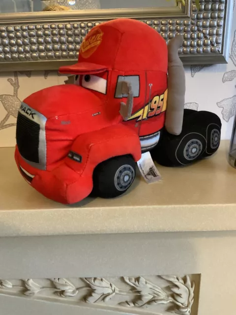 Disney Pixar Cars MACK Lorry Plush Soft Toy RARE