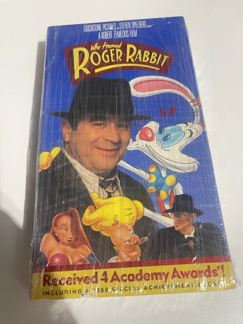 WHO FRAMED ROGER Rabbit Steven Spielberg Zemeckis VHS Touchstone Amblin ...