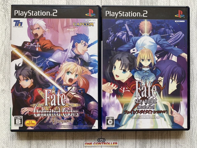SONY PlayStation 2 PS2 Fate Unlimited Codes & Stay Night set from Japan