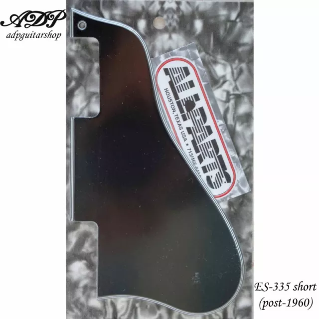 Plaque Pickguard style Gibson ES-335-45-55 Short Black 5ply Humbucker PG0818-037