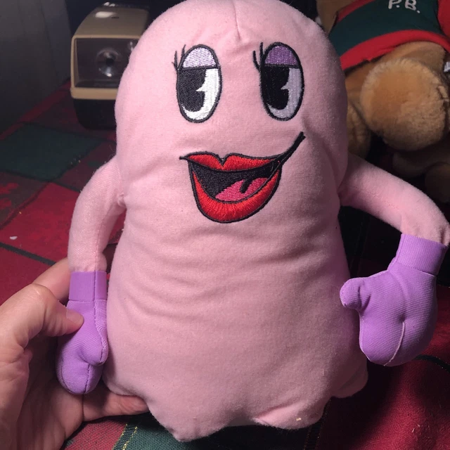 PACMAN PLUSH TOY Factory Namco pink pinky Ghost Free Shipping 910