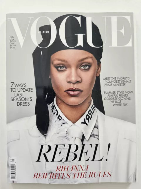 Magazine mode fashion VOGUE BRITISH may 2020 Rihanna