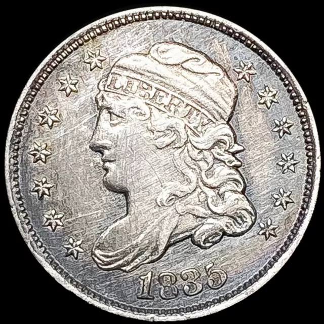 1835 Capped Bust Half Dime Coin HIGH GRADE