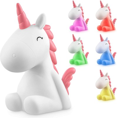 Einhorn blau regalo ragazza 1-10 anni,lampada bambini,lampada unicorno,stella proiettore lampada,giocattoli 2-12 anni 