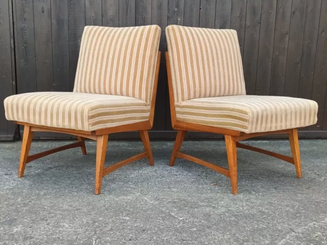 Designer Sessel Retro Easy Chair 60er Knoll Antimott Vintage 60s 1/3