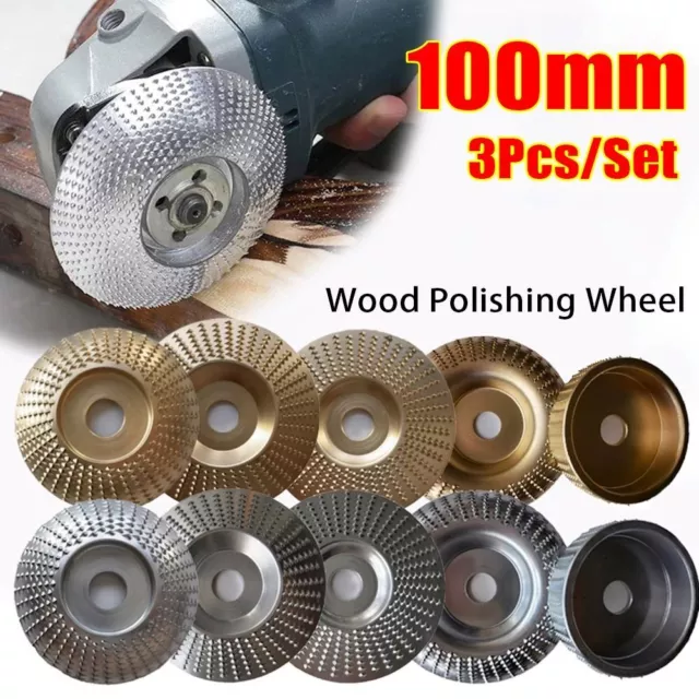 1/3Pcs Abrasive Tool Wood Grinding Wheel Angle Grinder Disc