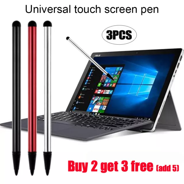 3x Touch Screen Stylus Pens for iPhone iPad Tablet Samsung Android Phone