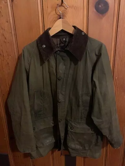 BARBOUR BEDALE WAXED Jacket Olive Green 42 $189.00 - PicClick
