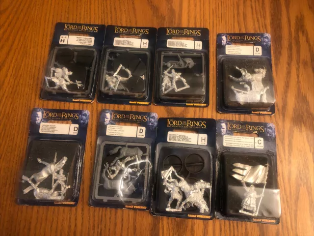 New Miniatures in Blister Pack LORD OF THE RINGS RETURN OF THE KING CITADEL GW