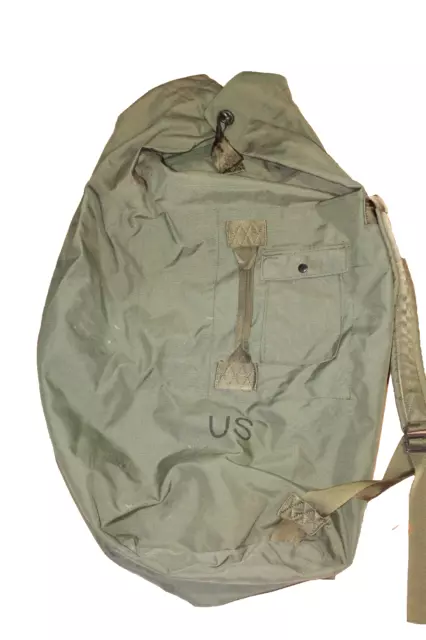 Orig. US Army Airforce Duffle Bag Seesack mit Doppelgurt gebr.