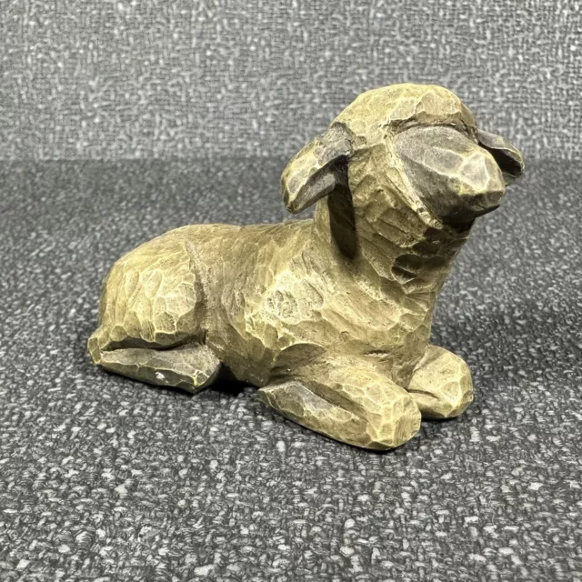 Willow Tree 2002 Nativity Shepherd and Stable Animals Laying Sheep Replacement
