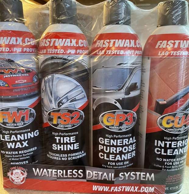 4 PACK RGS Labs Waterless Detail System Wash Fast Wax FW1 TS2 GP3 CU4