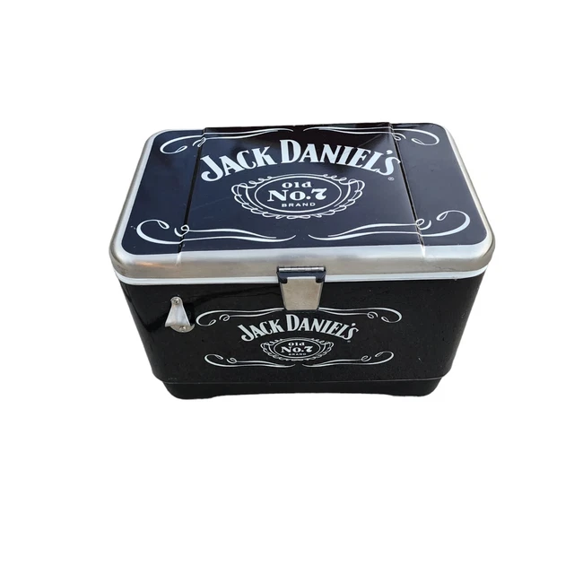 JACK DANIELS 54 QT Stainless Steel & Black IGLOO Cooler w/ Bottle