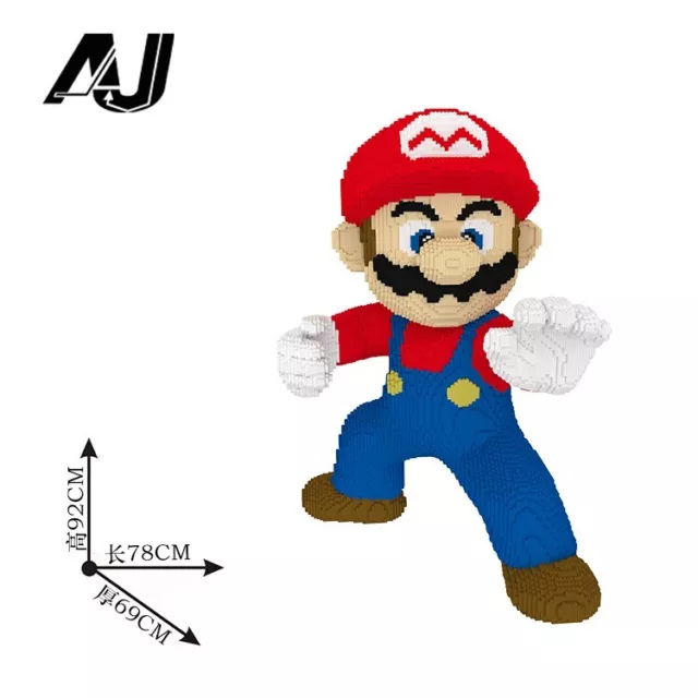 juguete de construccion de  Adornos de bloques de construcción de Mario