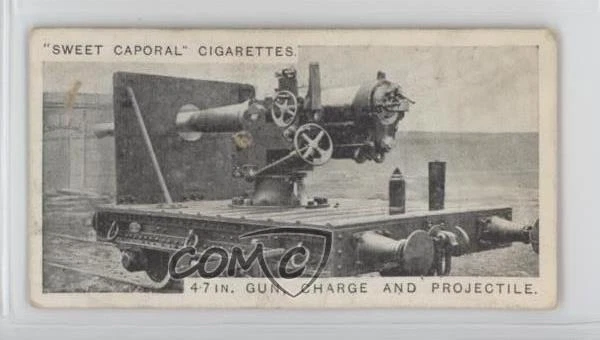 1915 ITC Cigarettes Modern War Weapons Tobacco C62 Sweet Caporal Back #34 1o3