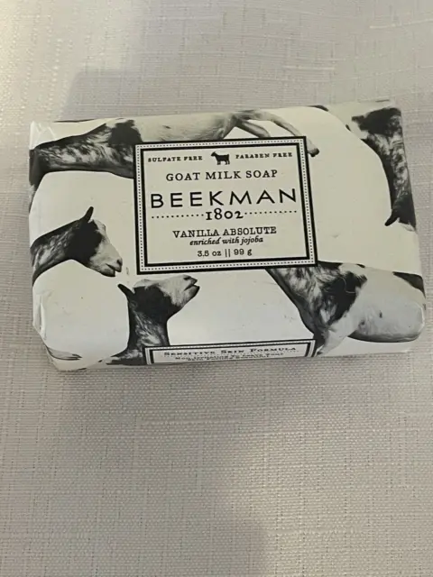 Set of 3 Beekman 1802 Goat Milk Soap Bar Lavender Palm Size 3.5 Oz each