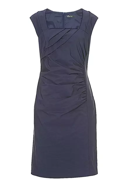 Vera Mont Shift Dress Dark Blue UK Size 16 Rrp £160 BOX1 MM 09