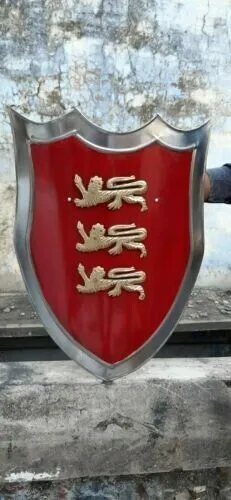 Knight Medieval Heater Shield Sca Larp Waster 18G Battle Armor Shield