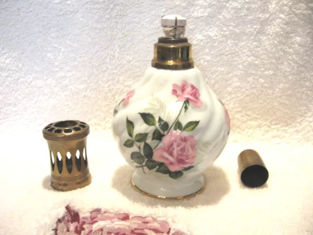 Ancienne LAMPE BERGER PORCELAINE de PARIS - Old BERGER LAMP PORCELAIN PARIS